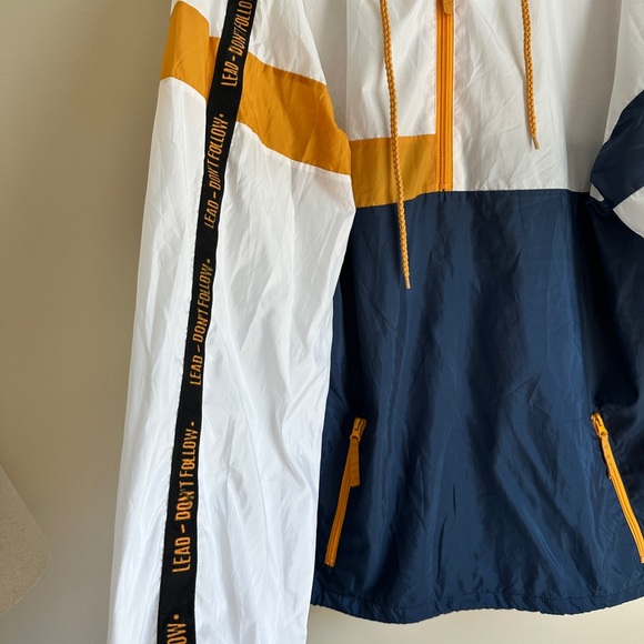 Blackjack 1999 Colorblock Windbreaker Y2K - Picture 3 of 7